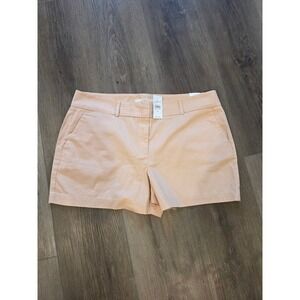 NWT Ann Taylor LOFT Women's Size 12 Light Pink Chino 4" Inseam Shorts